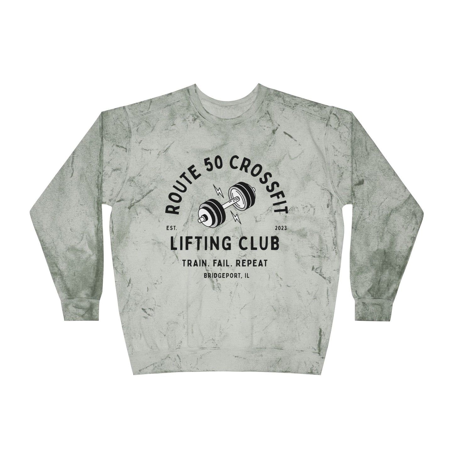 Unisex Color Blast Crewneck Sweatshirt