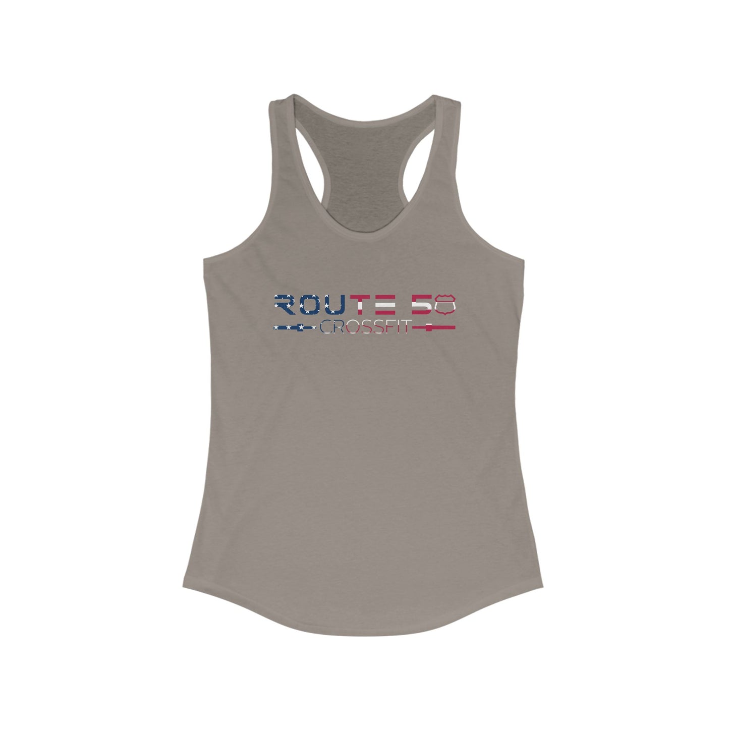 Women's American Flag Racerback Tank