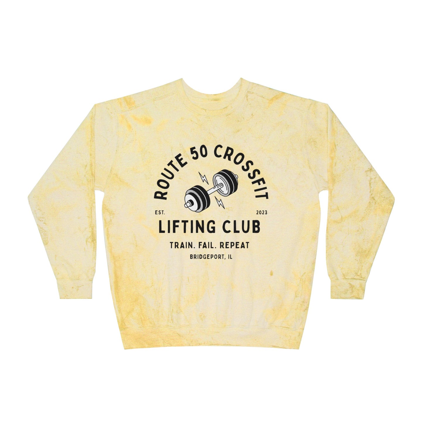 Unisex Color Blast Crewneck Sweatshirt