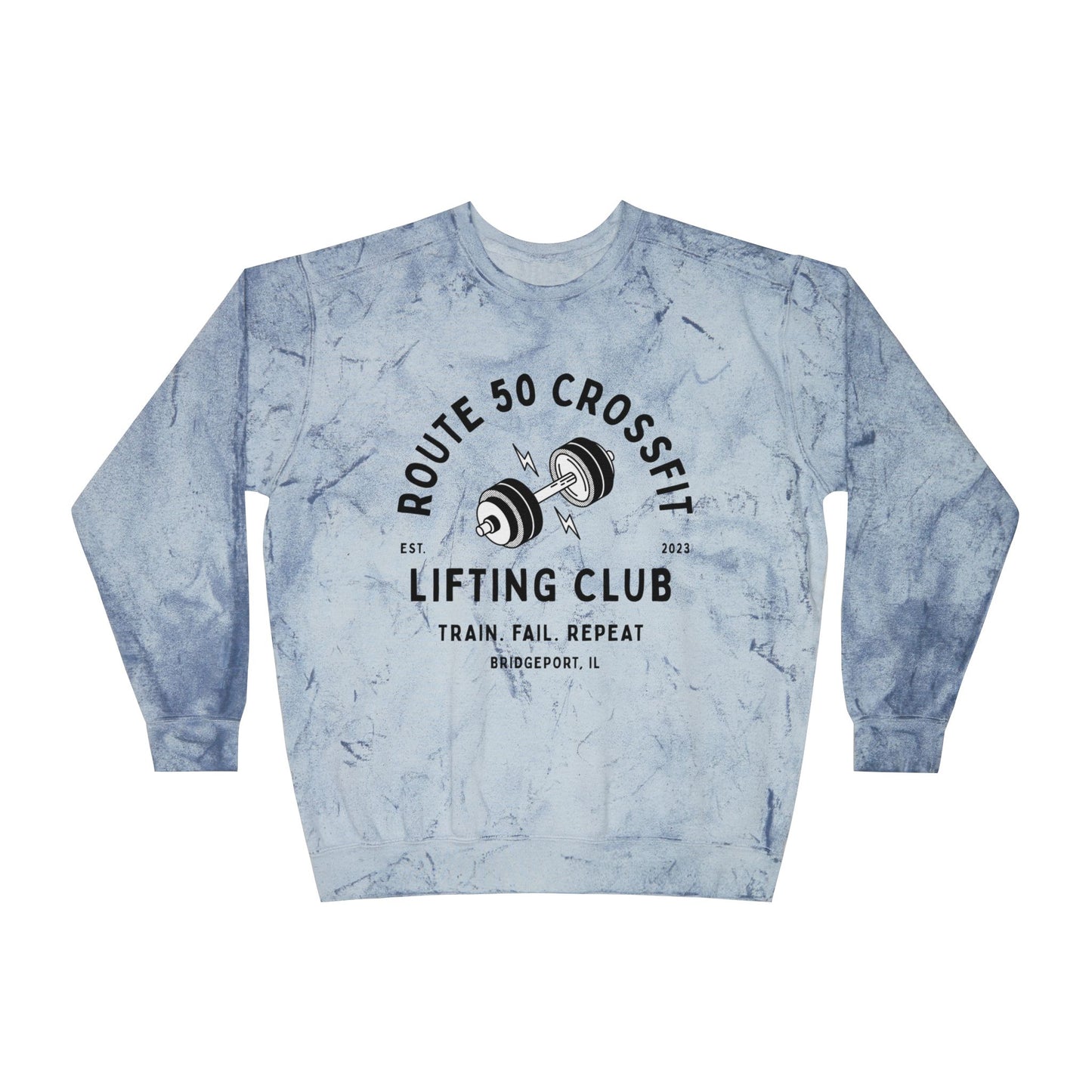 Unisex Color Blast Crewneck Sweatshirt