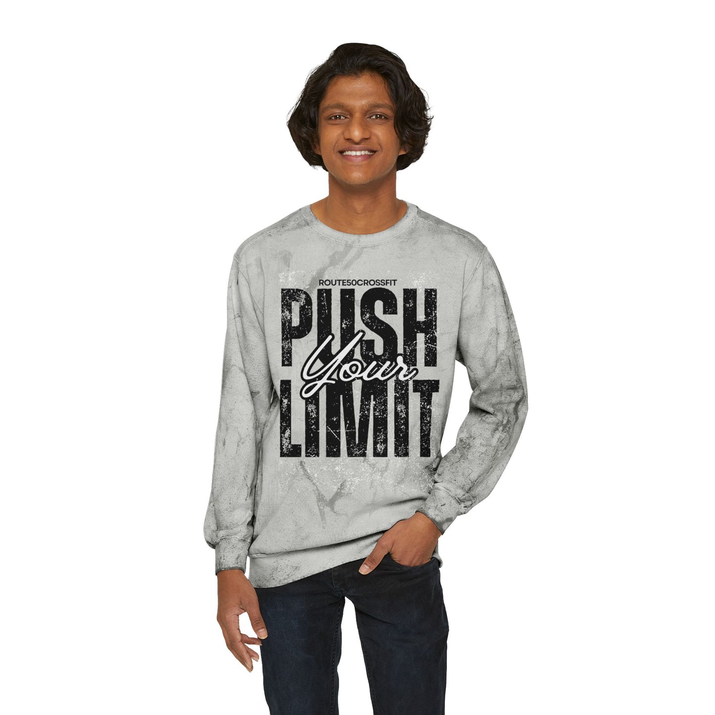 Unisex Color Blast Crewneck Sweatshirt