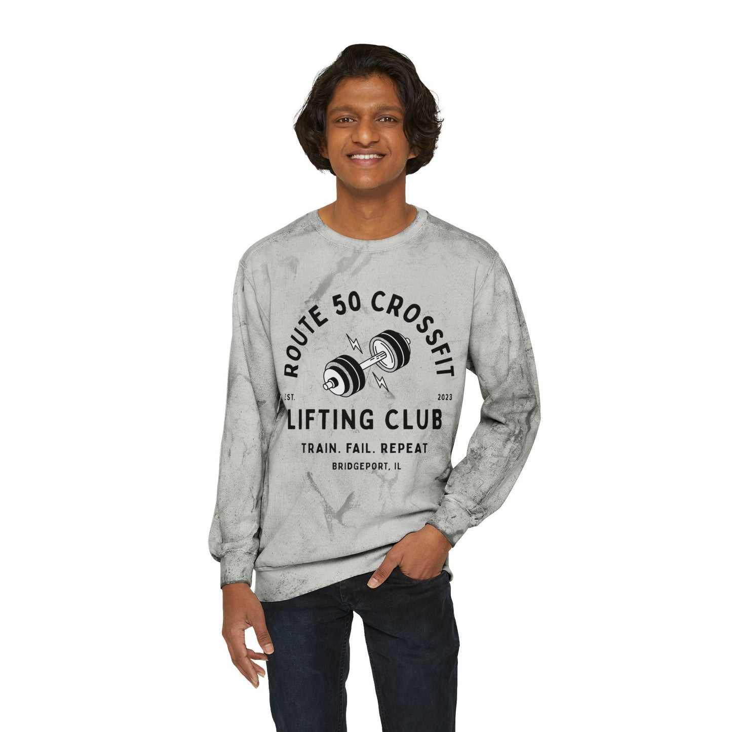 Unisex Color Blast Crewneck Sweatshirt
