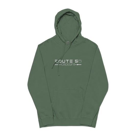 Unisex Pigment-Dyed Hoodie (Embroidery)