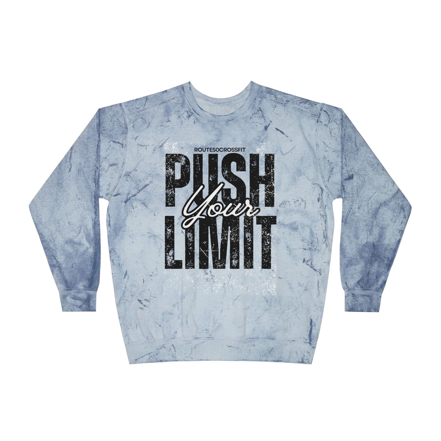 Unisex Color Blast Crewneck Sweatshirt